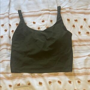 Dark Green Sports Bra